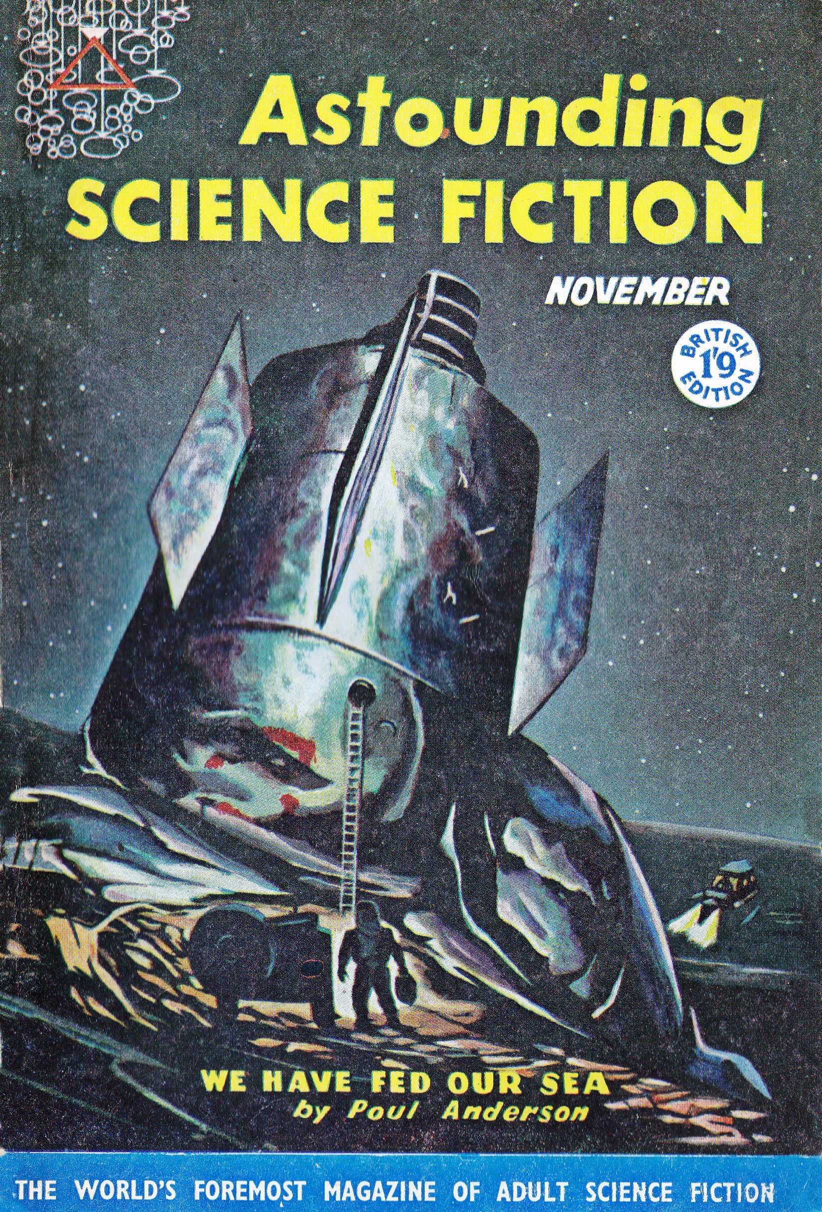 Astounding Science Fiction 1958 Cover